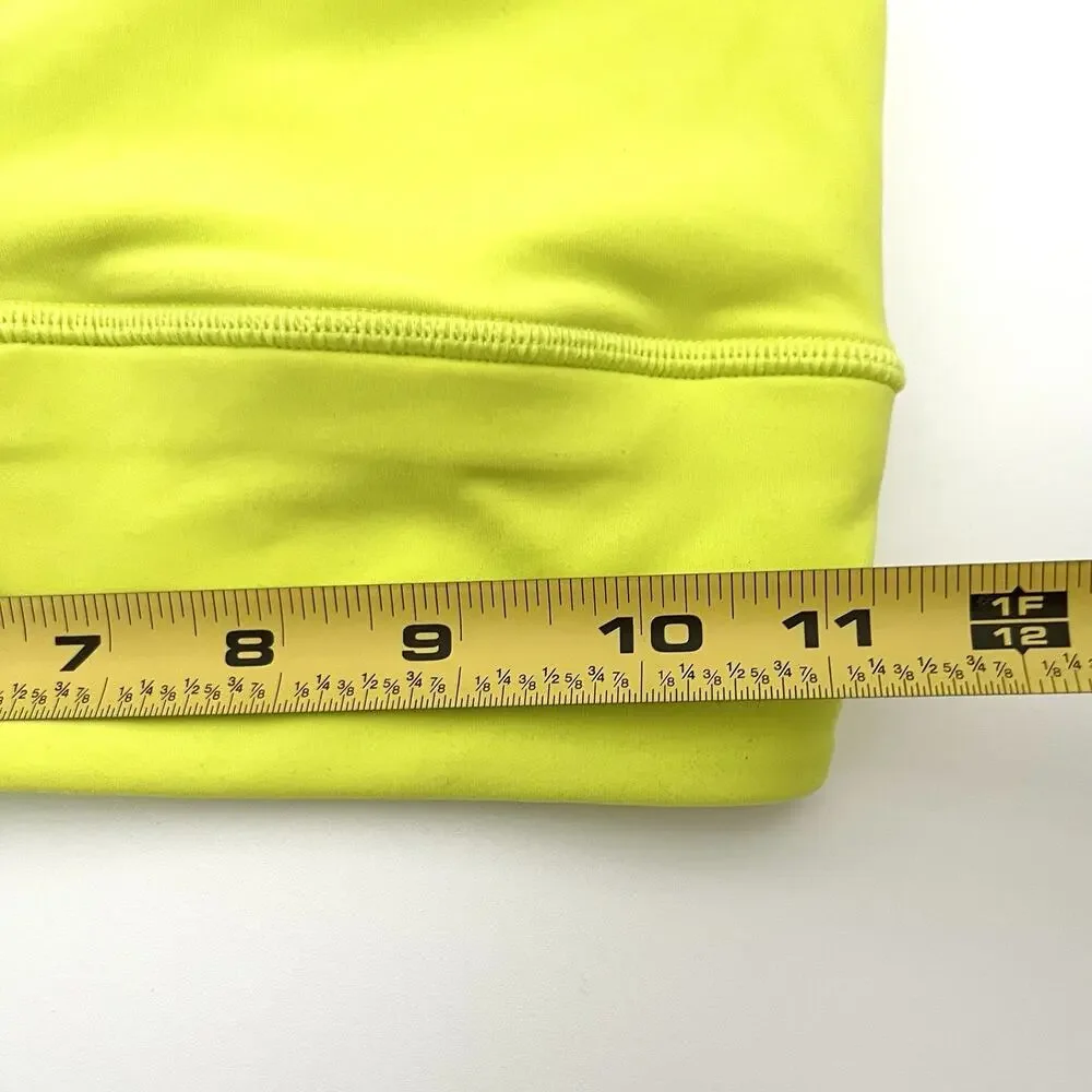 SKIMS Fits Everybody XS Square Neck Longline Bralette In Daffodil Neon Green NWT - Picture 7 of 7